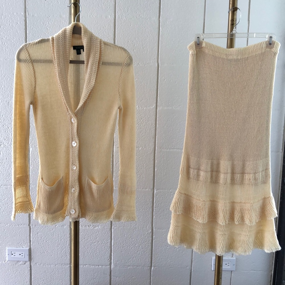 Lauren Ralph Lauren Sweater & Skirt Set